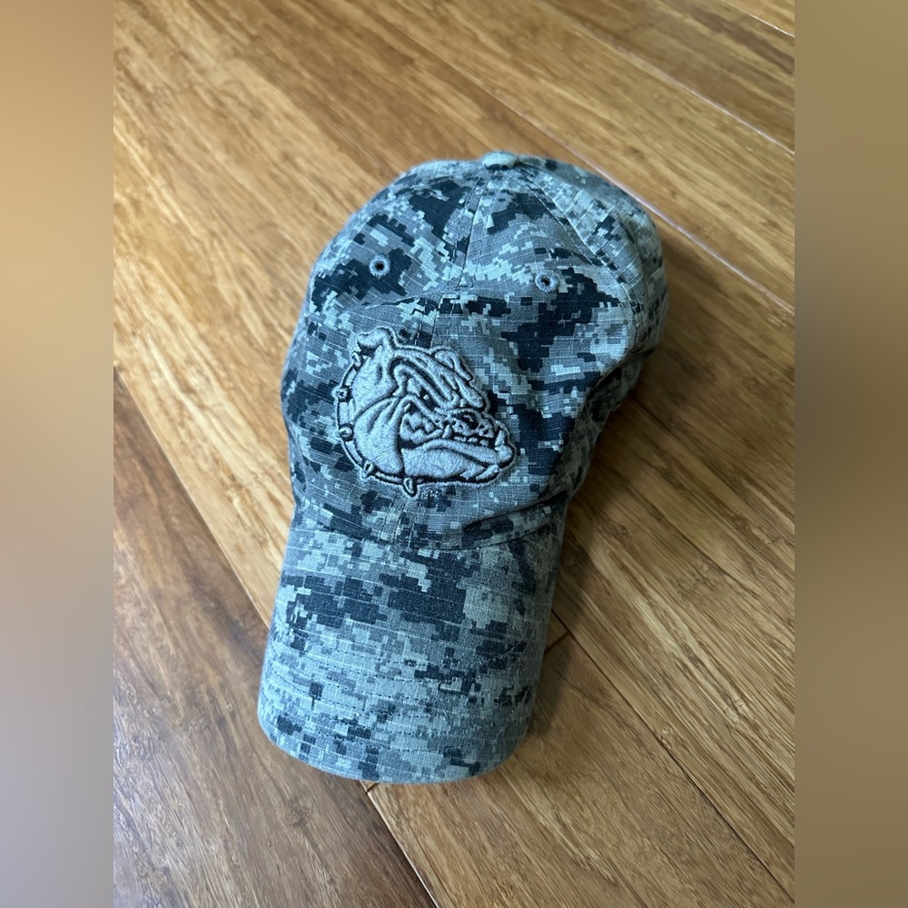 47 Brand Clean Up Gonzaga Bulldogs Strapback Dad Hat Digital Camo